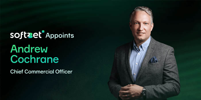 软博彩巨头Soft2Bet重磅任命新CCO，Andrew Cochrane掌舵全球商业扩张