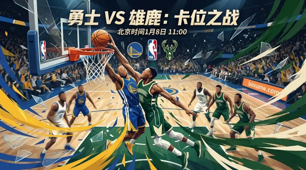 勇士vs雄鹿：库里牵制vs字母哥冲击，“卡位战”火药味藏不住了