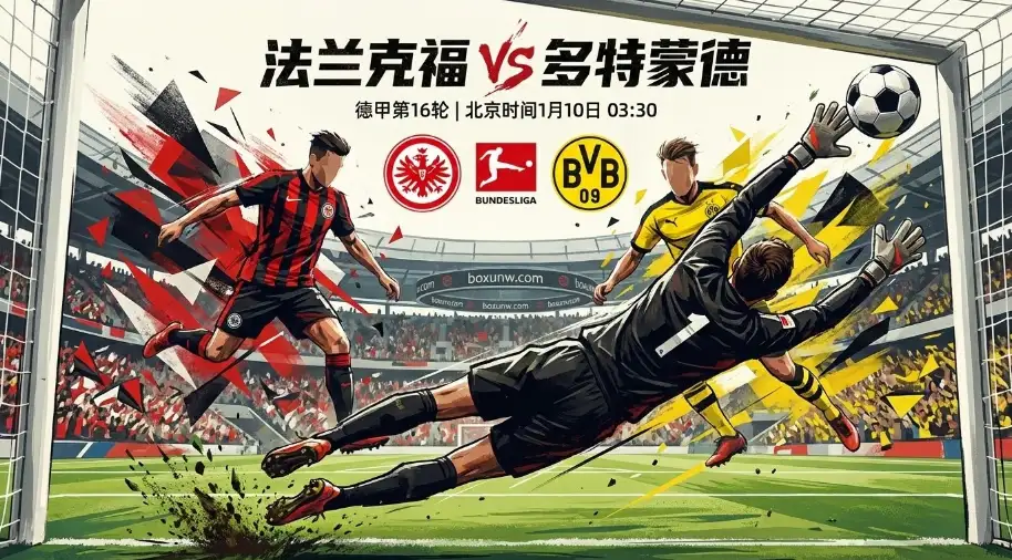 法兰克福VS多特蒙德，冬歇期后首战谁能抢占先机？