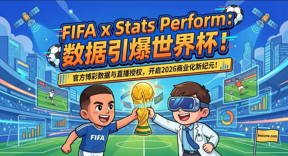 国际足联无法拒绝博彩合作,已与Stats Perform签署协议。