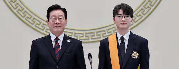 李哥再创历史！Faker荣获韩国最高体育勋章青龙章
