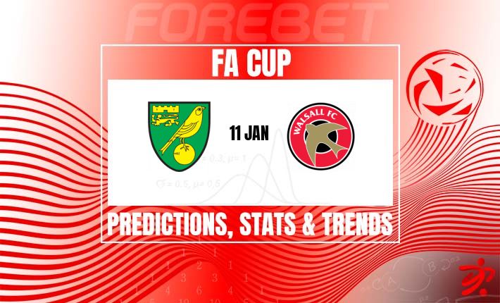 英足总杯前瞻：诺维奇主场陷困境，沃尔索尔客场韧性十足，谁能晋级？